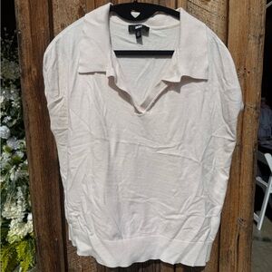 DKNY Women's Off-White Blouse